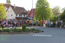 Maibaumstellen 2025 durch die Feuerwehr