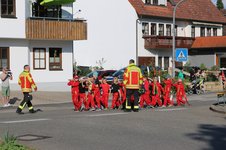 Maibaumstellen 2025 durch die Feuerwehr