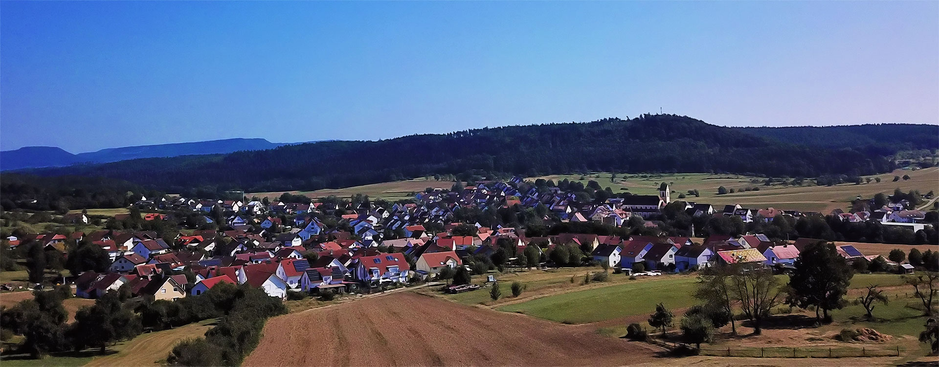 Dettingen aus der Luft